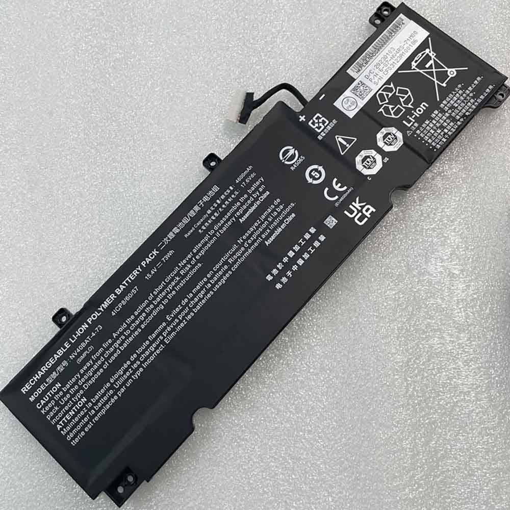 Batería para V150BAT-4-53(4ICP7/60/clevo-NV40BAT-4-73